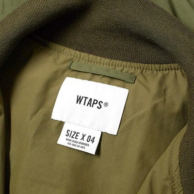 Shop Wtaps Wfs Jacket In Green
