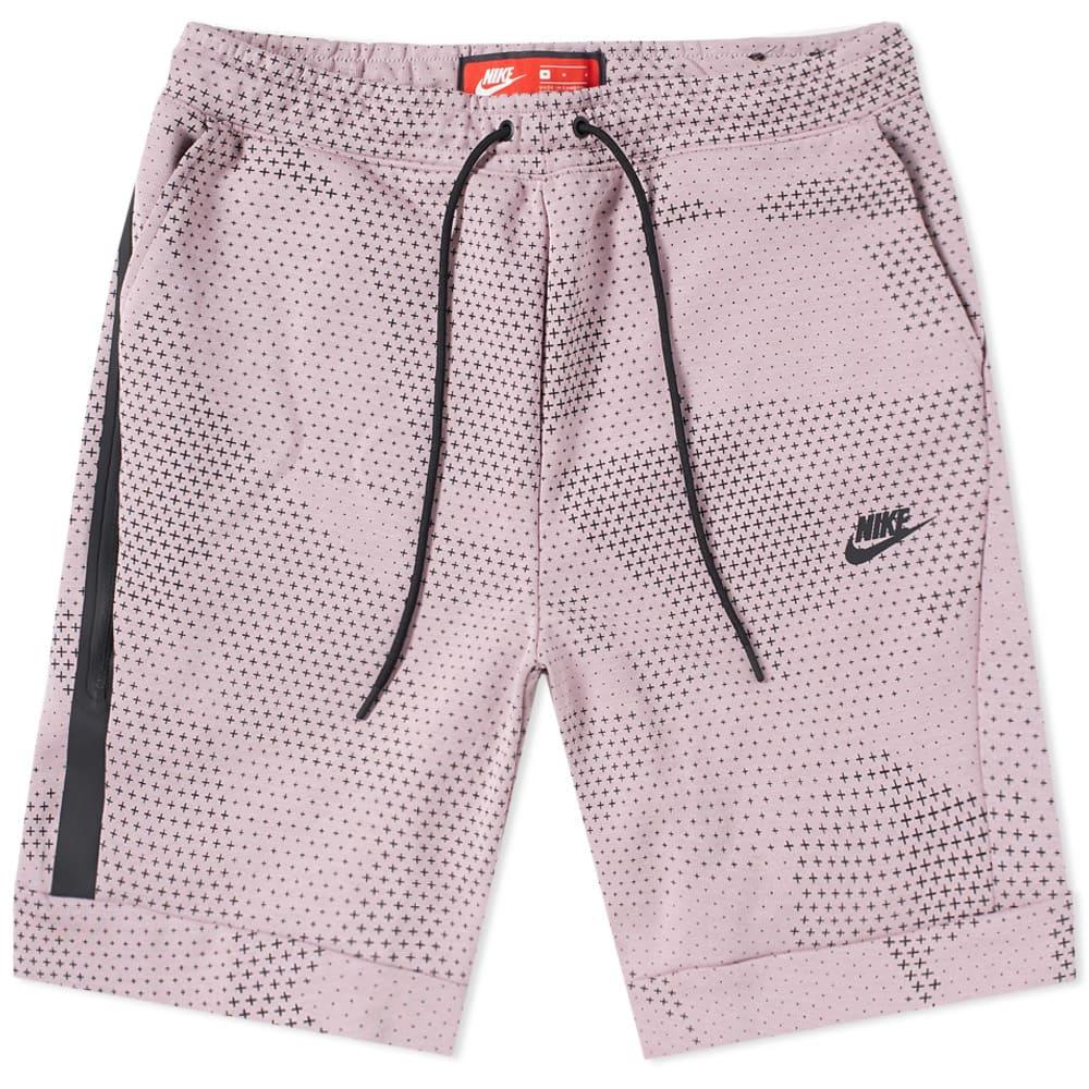 pink fleece nike shorts