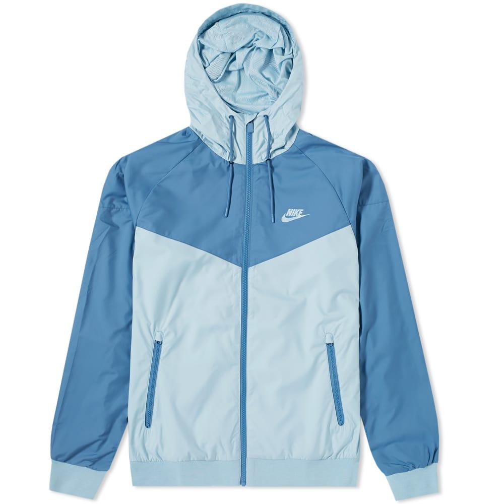 nike windbreaker jacket blue