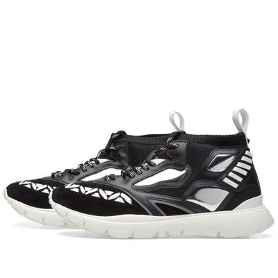 Shop Valentino Heroes Reflex Panel Sneaker In Black