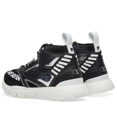 Shop Valentino Heroes Reflex Panel Sneaker In Black