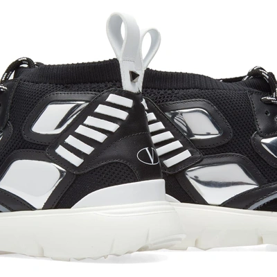 Shop Valentino Heroes Reflex Panel Sneaker In Black