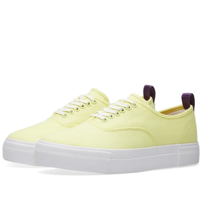Shop Eytys Mother Canvas Sneaker In Yellow