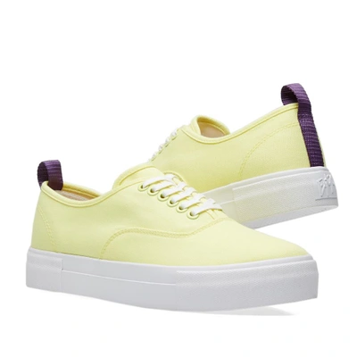 Shop Eytys Mother Canvas Sneaker In Yellow