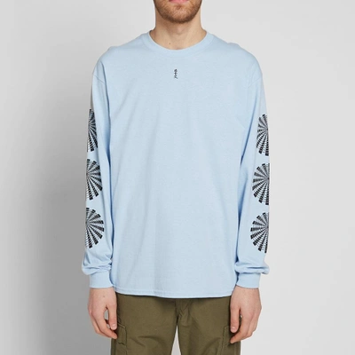 Shop Sasquatchfabrix Long Sleeve Safety First Tee In Blue