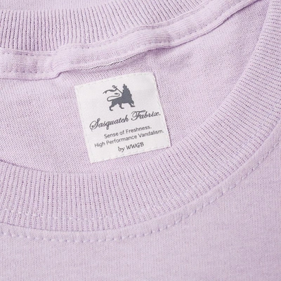 Shop Sasquatchfabrix Safety First Tee In Purple