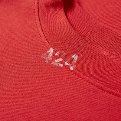 Shop 424 Branded Tee In Red