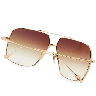 Shop Dita Flight.005 Sunglasses In Gold