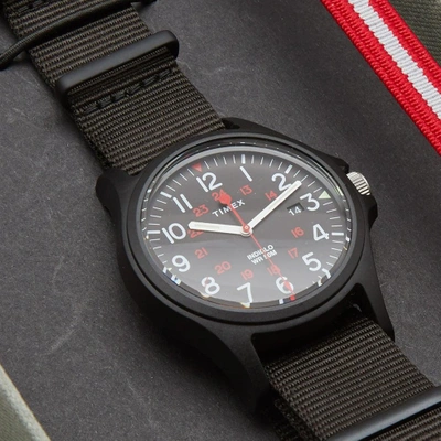 Shop Timex Archive Acadia Watch In Black