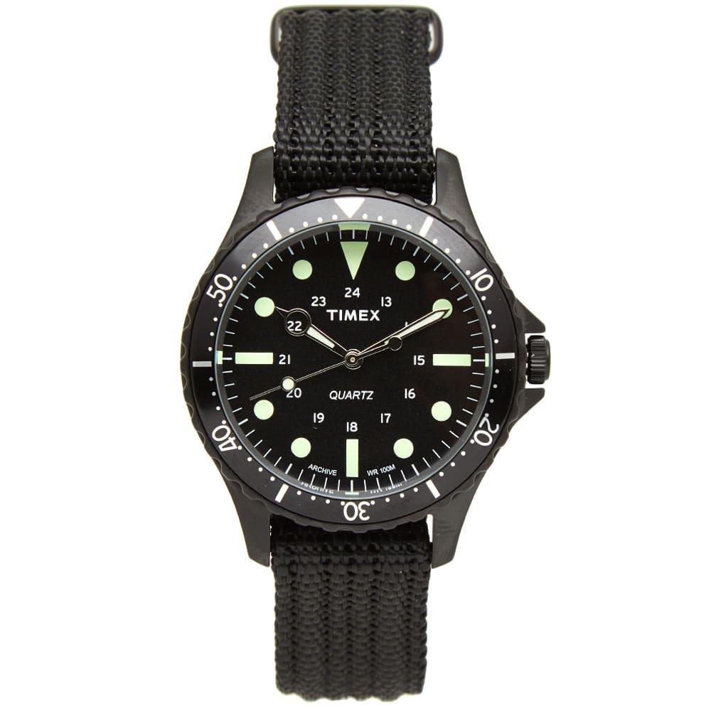 timex navi harbor black