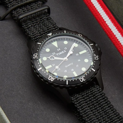 Timex navi deals harbor black