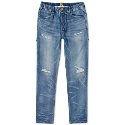 Shop Human Made Relaxed Jean In Blue