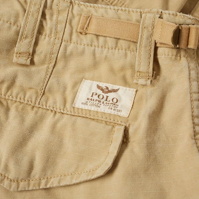 Shop Polo Ralph Lauren Cargo Short In Brown