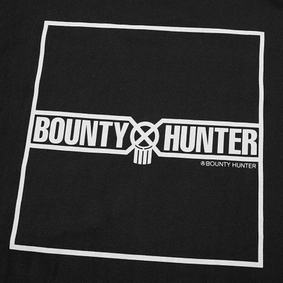 Shop Bounty Hunter Square Logo Tee In Black