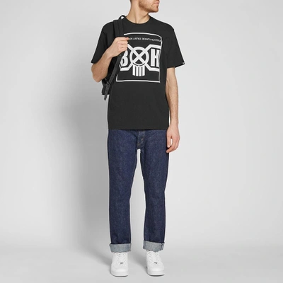 Shop Bounty Hunter Square Logo Tee In Black