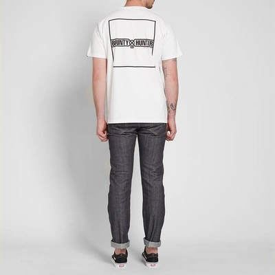 Shop Bounty Hunter Square Logo Tee In White