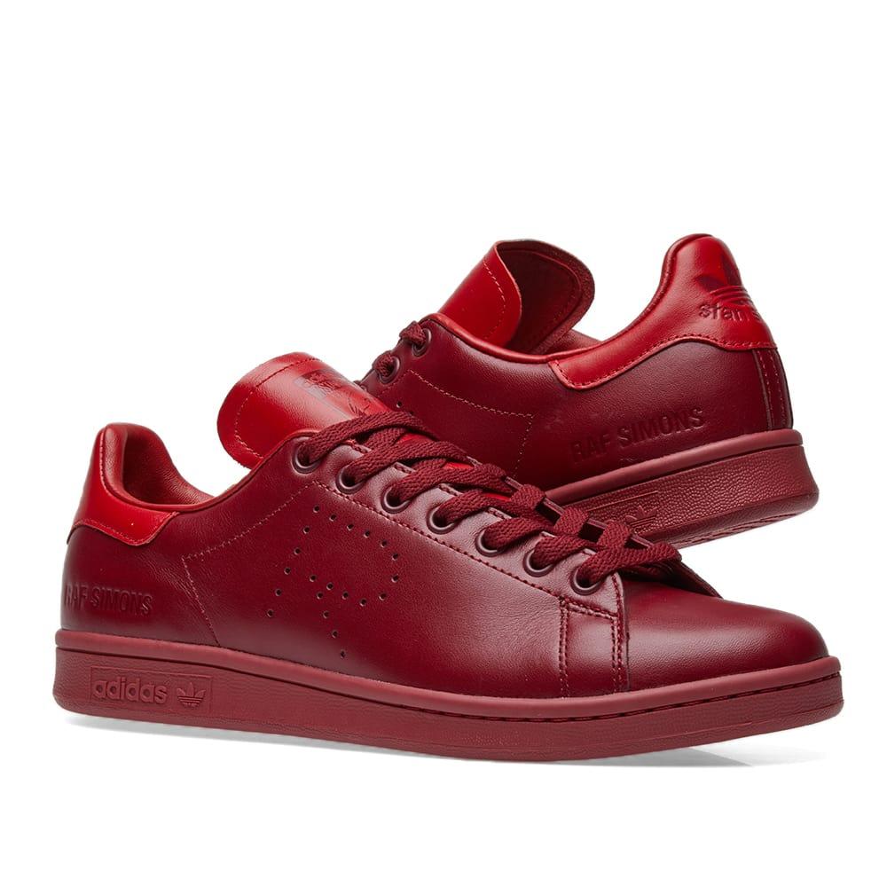 adidas raf simons burgundy