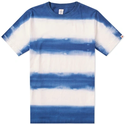 Shop Head Porter Plus Tie Dye Border Tee In Blue