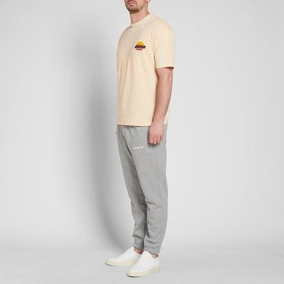 Shop Drôle De Monsieur Sunset Small Logo Tee In Neutrals