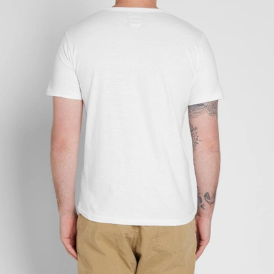 Shop Visvim Wide Peerless Sketch Tee In White