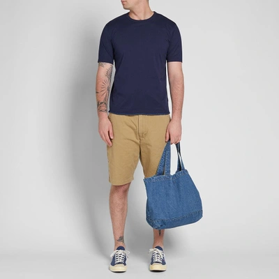 Shop Visvim Sublig Tee In Blue