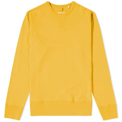 Shop Albam Classic Crew Sweat In Yellow