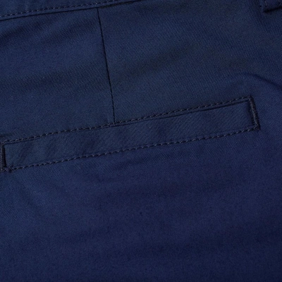 Shop Kenzo Cotton Chino Short In Blue