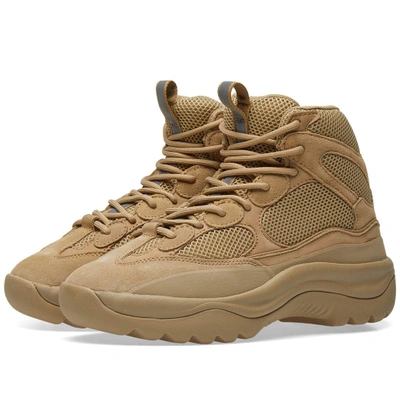 Shop Yeezy Season 6 Desert Rat Boot In Neutrals