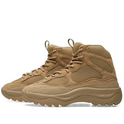 Shop Yeezy Season 6 Desert Rat Boot In Neutrals