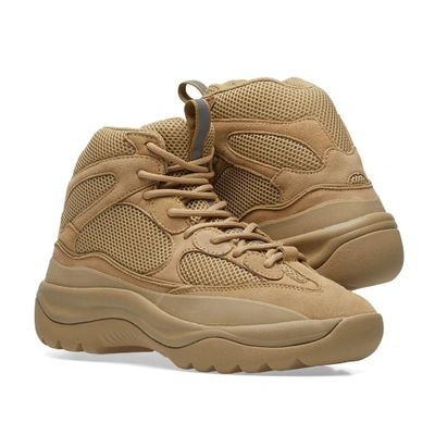 Shop Yeezy Season 6 Desert Rat Boot In Neutrals