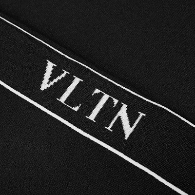 Shop Valentino Vltn Taped Track Pant In Black