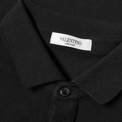 Shop Valentino One Stud Polo In Black