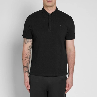 Shop Valentino One Stud Polo In Black