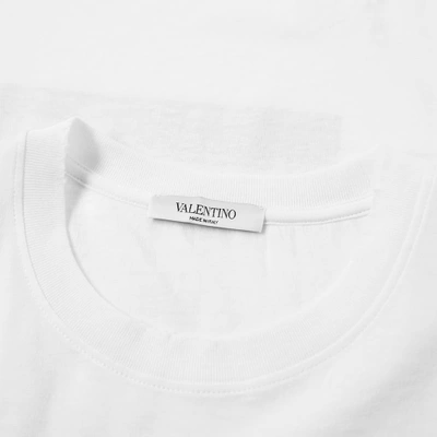Shop Valentino Urban Grammar Print Concert Tee In White