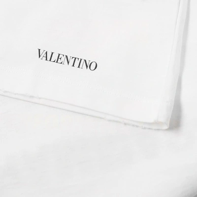 Shop Valentino Urban Grammar Print Concert Poster Tee In White
