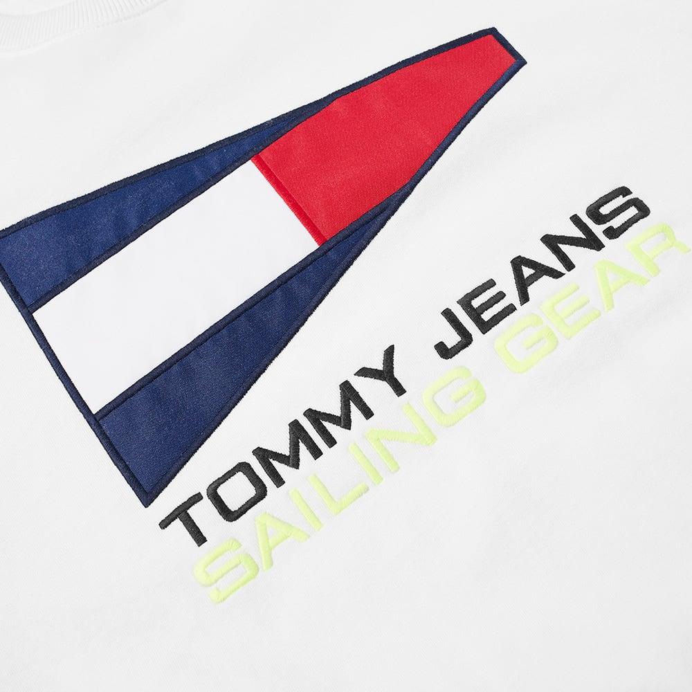 tommy jeans 5.0 90s sailing logo crew sweat