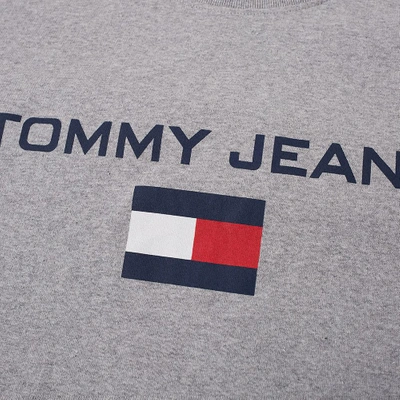 Shop Tommy Jeans 5.0 Women's 90s Logo Tee In Grey