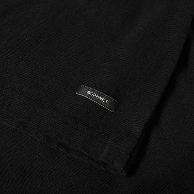 Shop Sophnet . College Logo Tee In Black