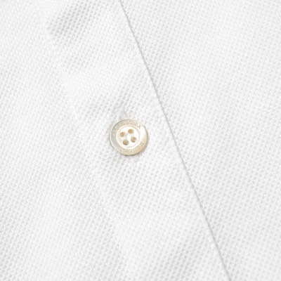 Shop Alexander Mcqueen Embroidered Motif Polo In White