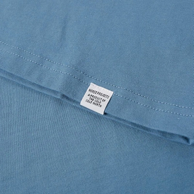 Shop Norse Projects Niels Standard Tee In Blue