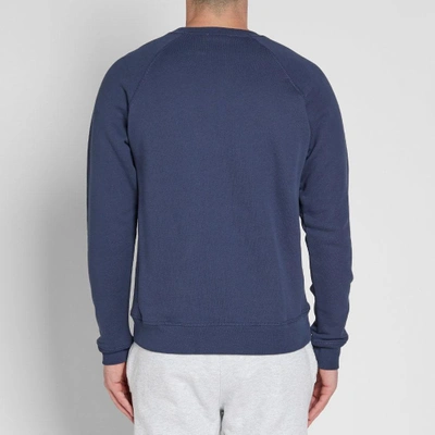 Shop Norse Projects Ketal Summer Classic Crew Sweat In Blue