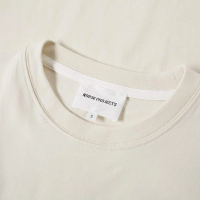 Shop Norse Projects Niels Plant Logo Tee In White