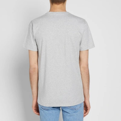 Shop Norse Projects Niels Plant Logo Tee In Grey