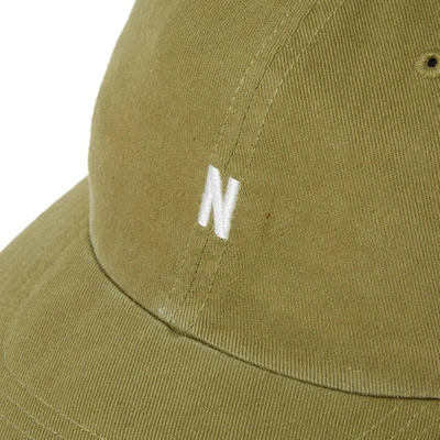 Shop Norse Projects Light Twill Sports Cap In Green