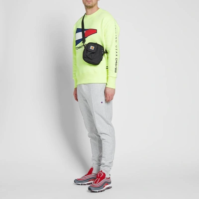 Shop Tommy Jeans 5.0 90s Sailing Logo Neon Sweat In Yellow