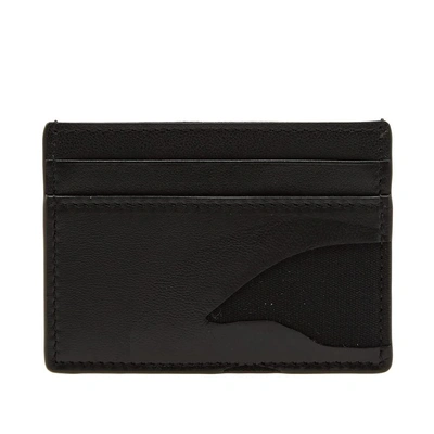 Shop Valentino Bonded Camo Small Card Holder In Black