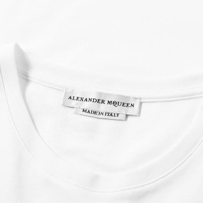 Shop Alexander Mcqueen Skull Print Tee In White