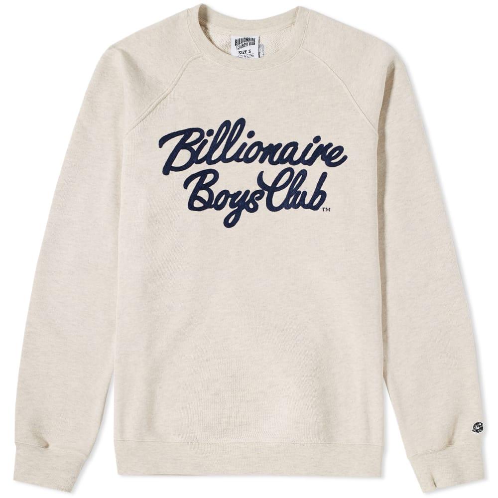 billionaire boys club script logo sweatshirt