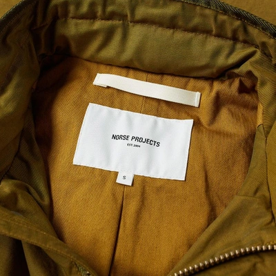 Shop Norse Projects Skipper Nylon Jacket In Green