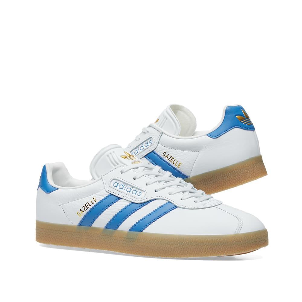adidas gazelle super white